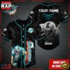 Custom Name NFL Miami Dolphins Mascot Baseball Jersey