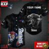Custom Name NFL New England Patriots Mascot Baseball Jersey