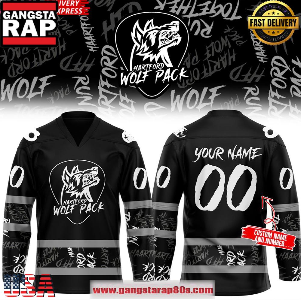 Hartford Wolf Pack Emo Night 2025 Hockey Jersey