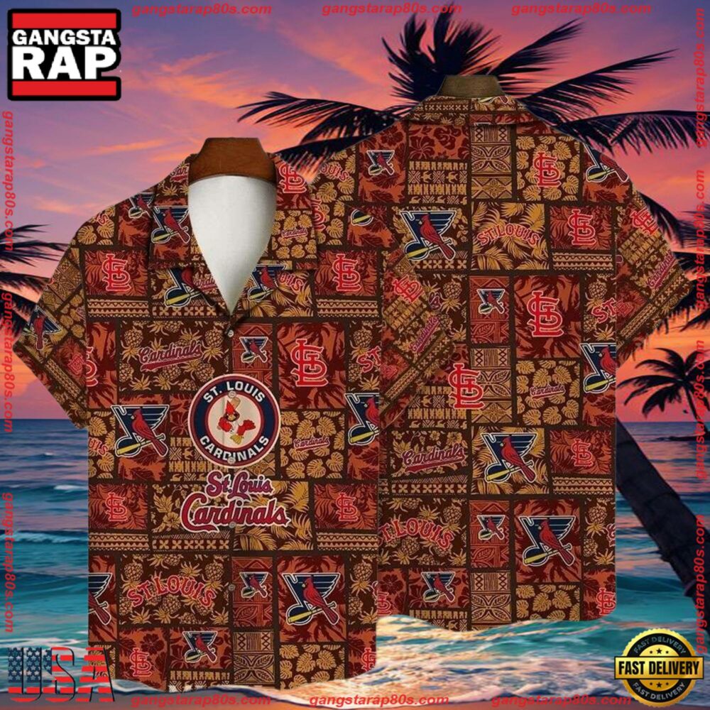 MLB African Safari St. Louis Cardinals Tropical Hawaiian Shirts MLB African Safari St. Louis Cardinals Tropical Hawaiian Shirts