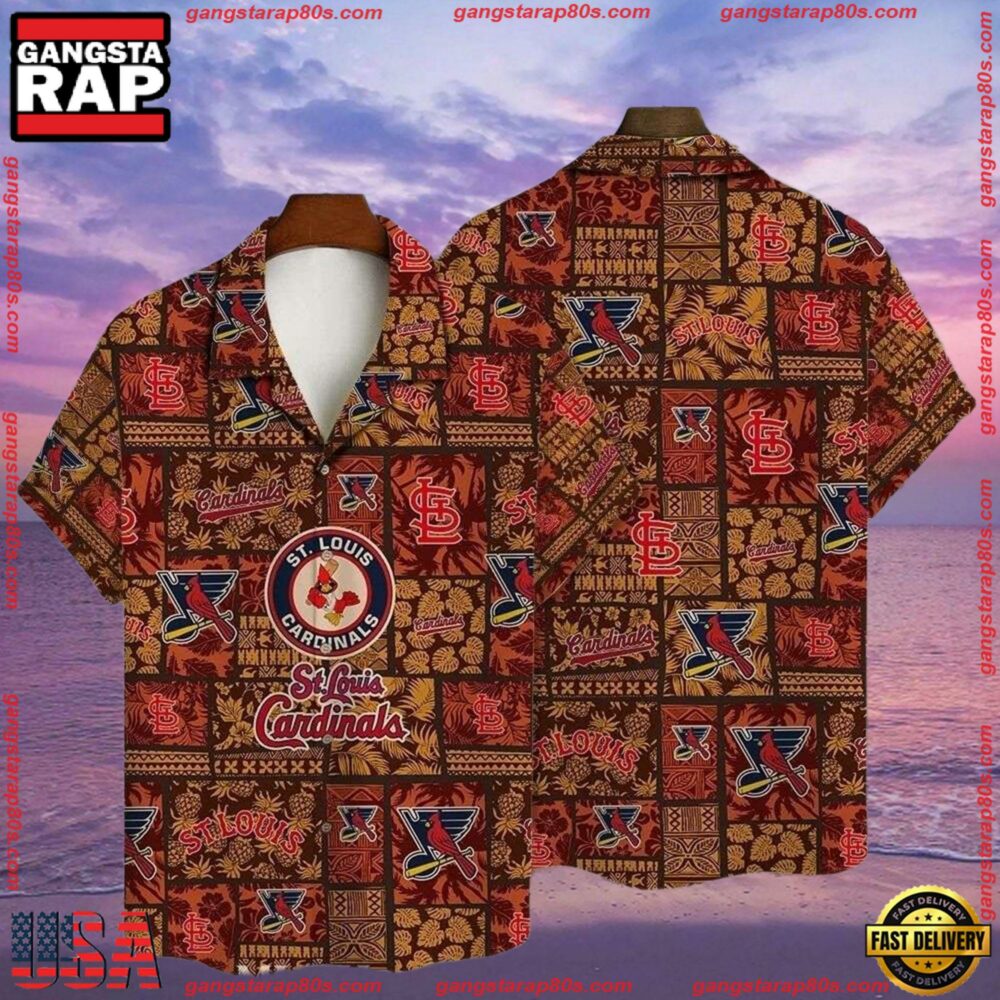 MLB African Safari St. Louis Cardinals Tropical Hawaiian Shirts MLB African Safari St. Louis Cardinals Tropical Hawaiian Shirts