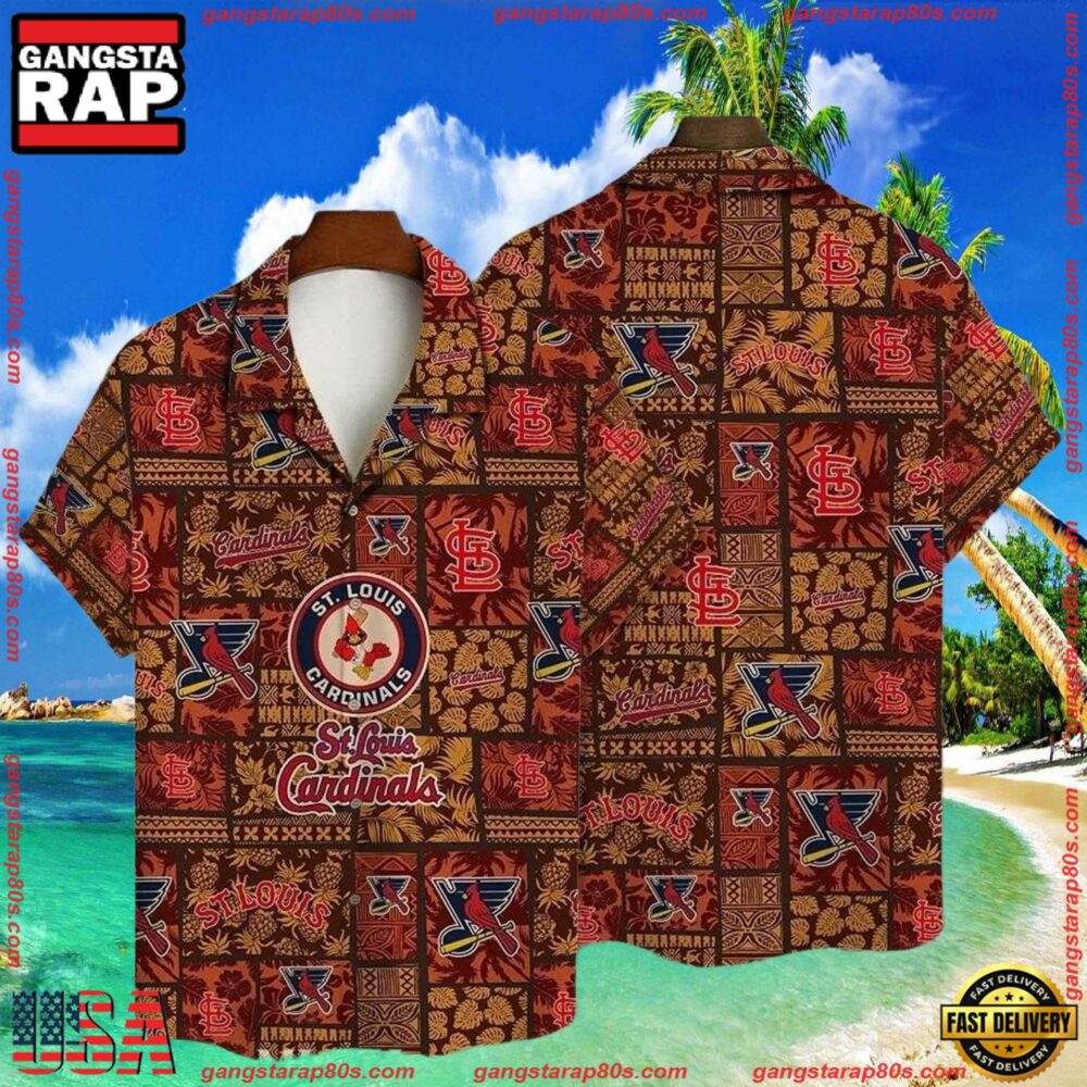 MLB African Safari St. Louis Cardinals Tropical Hawaiian Shirts MLB African Safari St. Louis Cardinals Tropical Hawaiian Shirts