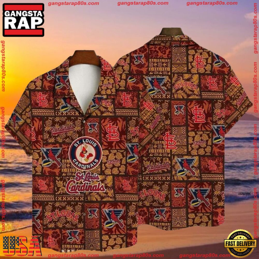 MLB African Safari St. Louis Cardinals Tropical Hawaiian Shirts MLB African Safari St. Louis Cardinals Tropical Hawaiian Shirts