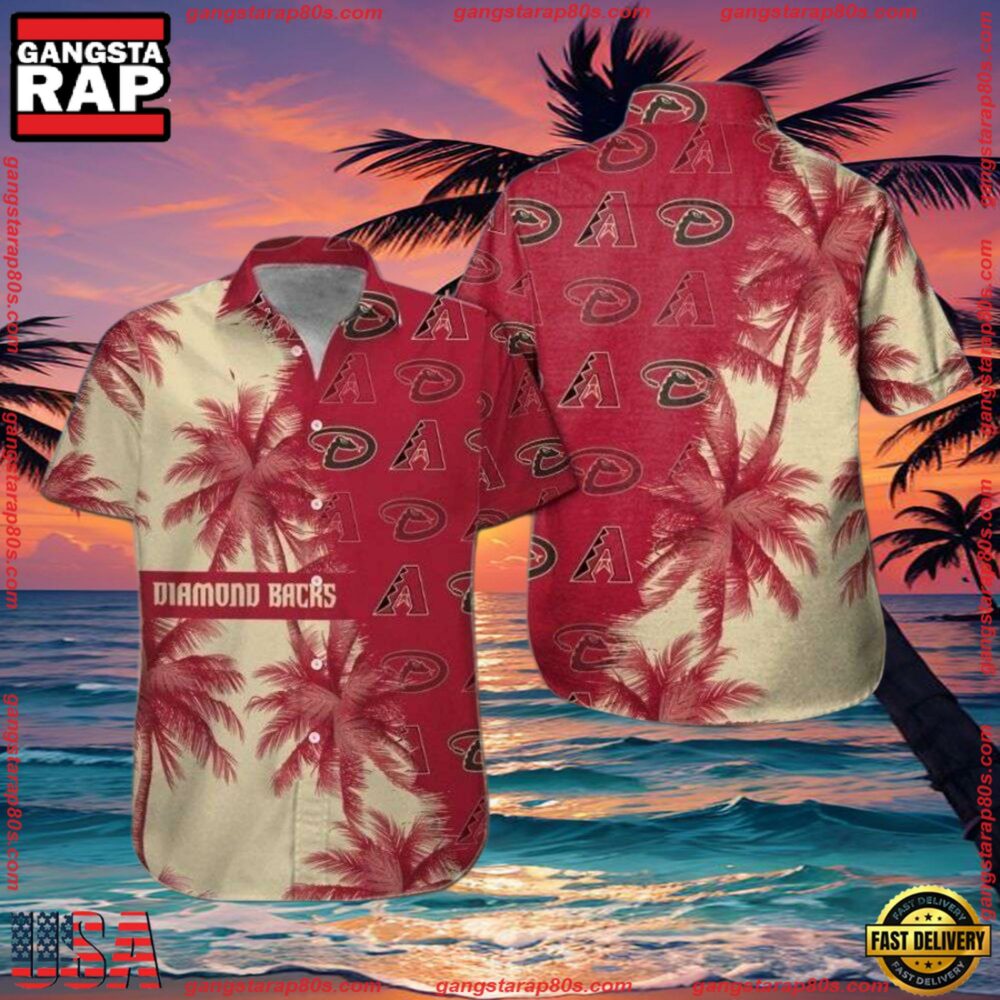 MLB Arizona Diamondbacks Bold Floral Statement Hawaiian Shirts MLB Arizona Diamondbacks Bold Floral Statement Hawaiian Shirts