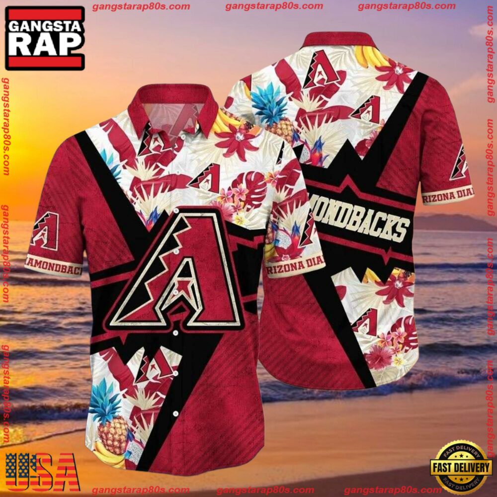 MLB Arizona Diamondbacks Exotic Floral Explosion Hawaiian Shirts MLB Arizona Diamondbacks Exotic Floral Explosion Hawaiian Shirts