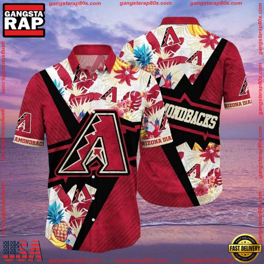 MLB Arizona Diamondbacks Exotic Floral Explosion Hawaiian Shirts MLB Arizona Diamondbacks Exotic Floral Explosion Hawaiian Shirts