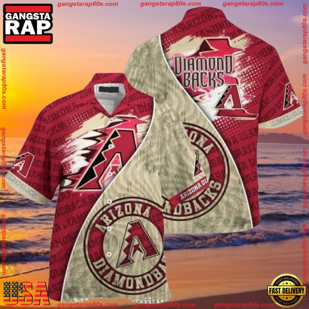 MLB Arizona Diamondbacks Retro Vibe Summer Hawaiian Shirt MLB Arizona Diamondbacks Retro Vibe Summer Hawaiian Shirt