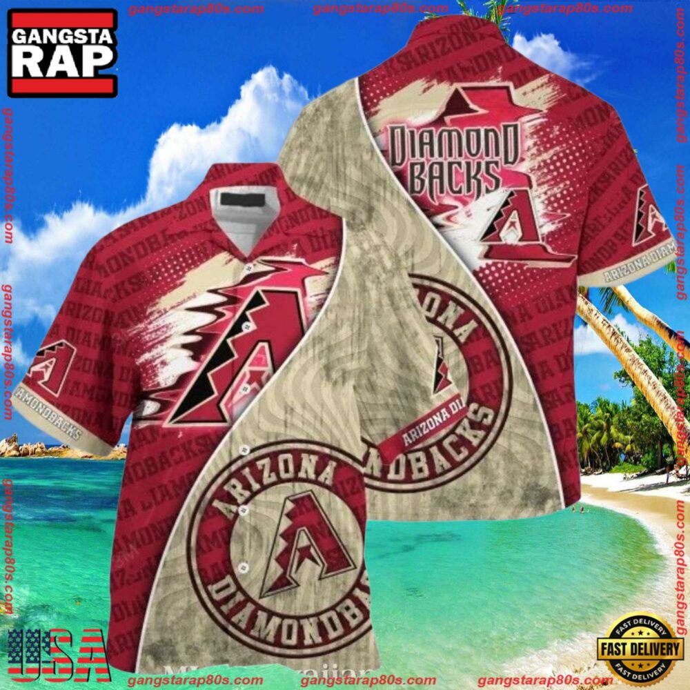 MLB Arizona Diamondbacks Retro Vibe Summer Hawaiian Shirt MLB Arizona Diamondbacks Retro Vibe Summer Hawaiian Shirt