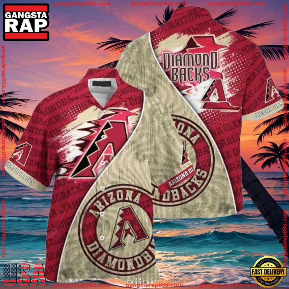 MLB Arizona Diamondbacks Retro Vibe Summer Hawaiian Shirt MLB Arizona Diamondbacks Retro Vibe Summer Hawaiian Shirt