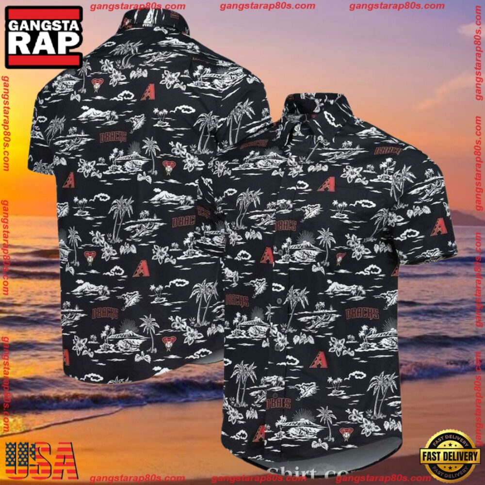 MLB Arizona Diamondbacks Tropical Night Summer Hawaiian Shirts MLB Arizona Diamondbacks Tropical Night Summer Hawaiian Shirts