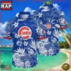 MLB Chicago Cubs Classic Floral Hawaiian Shirt - Blue White Blossom Print 3 MLB Chicago Cubs Classic Floral Hawaiian Shirt - Blue White Blossom Print