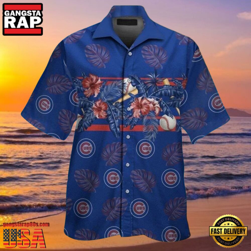 MLB Chicago Cubs Home Run Botanics Aloha Hawaiian Shirt MLB Chicago Cubs Home Run Botanics Aloha Hawaiian Shirt