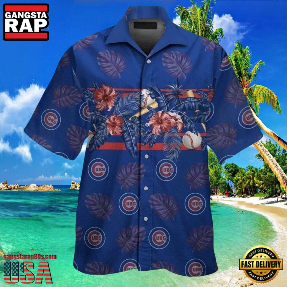 MLB Chicago Cubs Home Run Botanics Aloha Hawaiian Shirt MLB Chicago Cubs Home Run Botanics Aloha Hawaiian Shirt