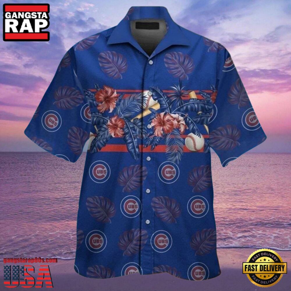 MLB Chicago Cubs Home Run Botanics Aloha Hawaiian Shirt MLB Chicago Cubs Home Run Botanics Aloha Hawaiian Shirt