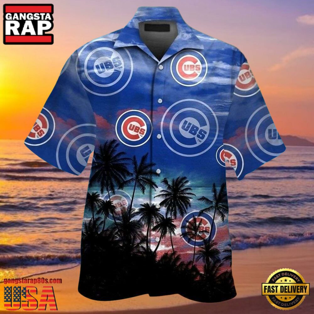 MLB Chicago Cubs Tropical Dusk Aloha Hawaiian Shirt MLB Chicago Cubs Tropical Dusk Aloha Hawaiian Shirt