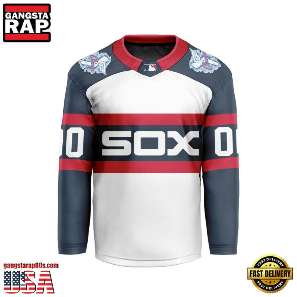 MLB Custom Chicago White Sox Special Hockey Jersey Shirt MLB Custom Chicago White Sox Special Hockey Jersey Shirt