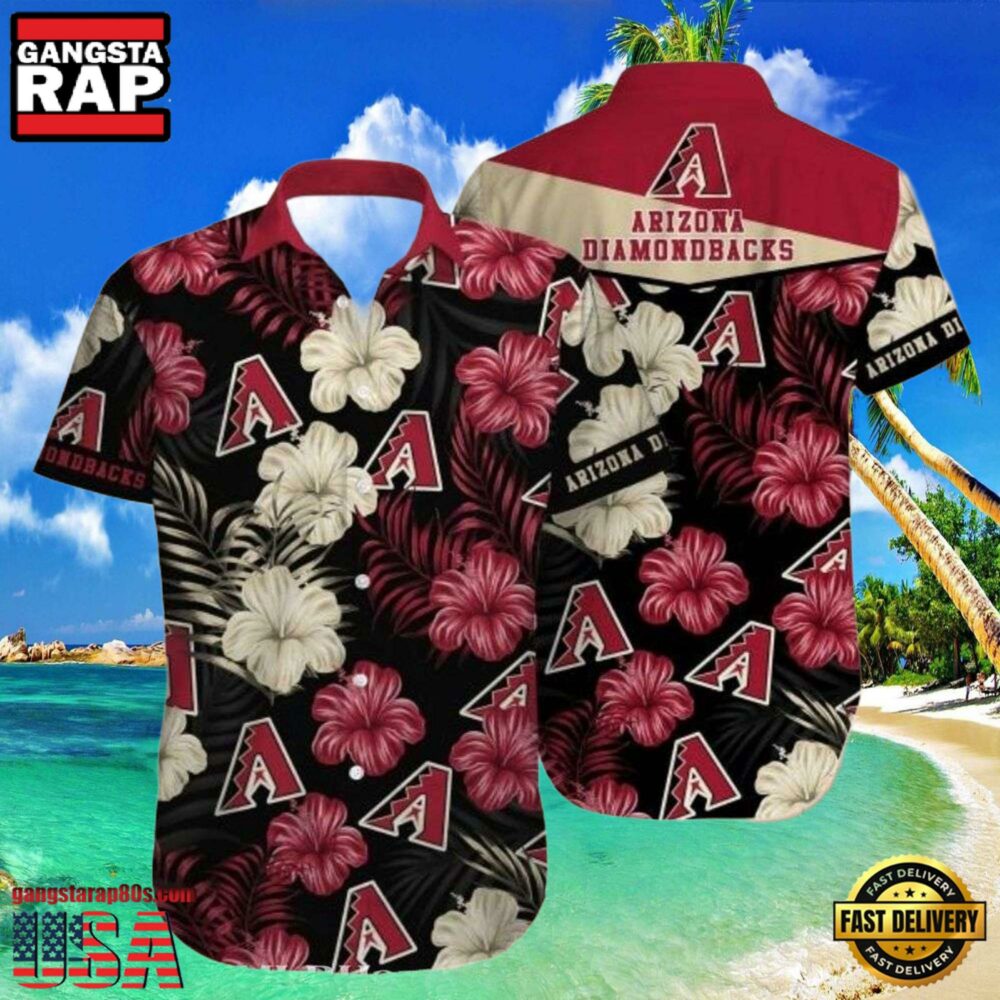 MLB Classic Diamondbacks Elegance Hawaiian Shirt MLB Classic Diamondbacks Elegance Hawaiian Shirt
