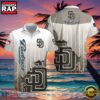 MLB Classic Pinstripe San Diego Padres Hawaiian Button-Up
