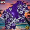 MLB Colorado Rockies Purple Floral Curve Aloha Shirt 5 MLB Colorado Rockies Purple Floral Curve Aloha Shirt