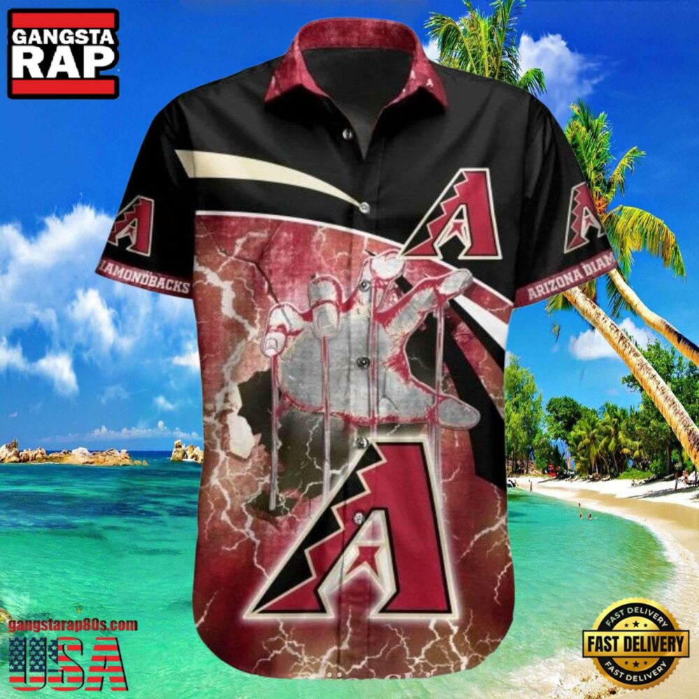 MLB Diamondbacks Baseball Heritage Hawaiian Shirt MLB Diamondbacks Baseball Heritage Hawaiian Shirt