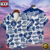 MLB Dodgers Pride Patterned LA Hawaiian Button-Up 6 MLB Dodgers Pride Patterned LA Hawaiian Button-Up
