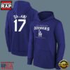 MLB Dodgers Shohei Ohtani Hooded Sweatshirt Blue 2 MLB Dodgers Shohei Ohtani Hooded Sweatshirt Blue