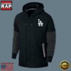 MLB Jersey Los Angeles Dodgers Zip UP Hoodie Black