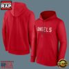 MLB Los Angeles Angels Pullover New Design Hoodie Shirt Red 3 MLB Los Angeles Angels Pullover Hoodie Red