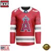 MLB Custom Los Angeles Angels Special Hockey Jersey Shirt 5 MLB Los Angeles Angels Special Hockey Jersey Design Concept