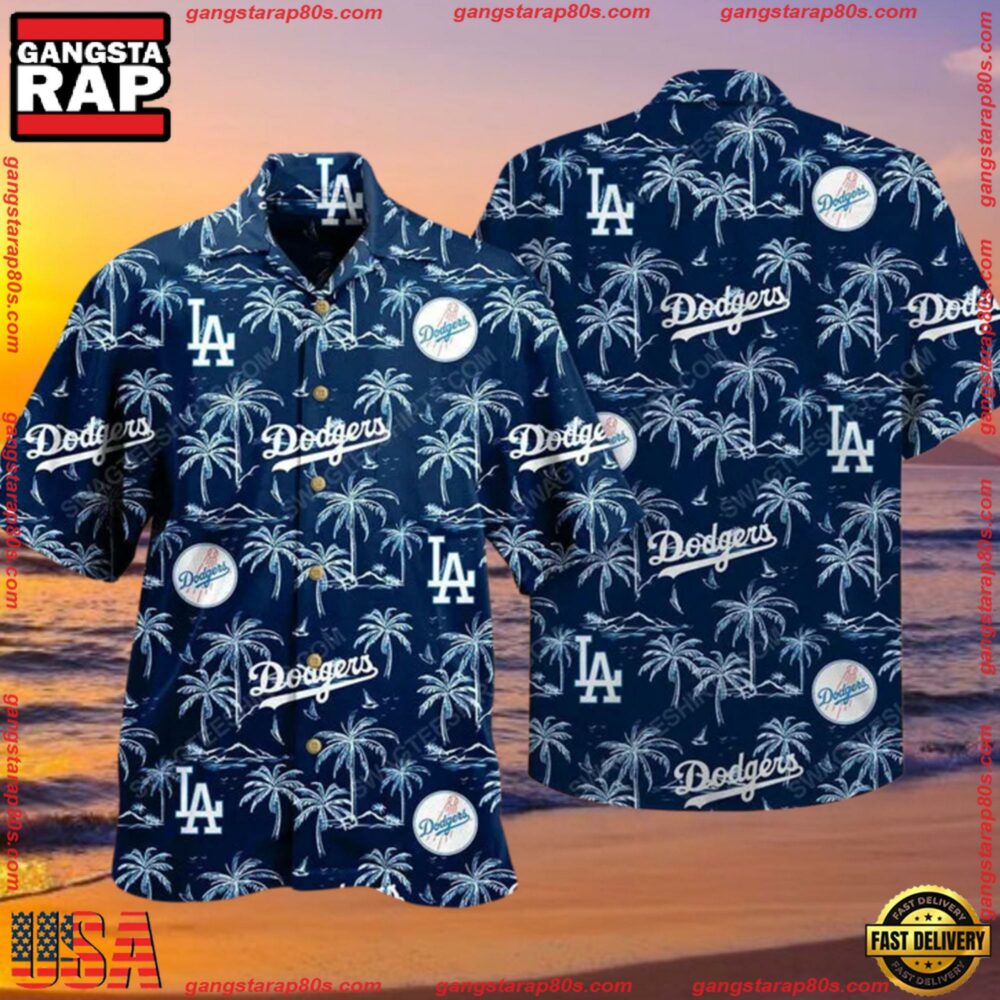 MLB Los Angeles Dodgers Baseball Sports Aloha Hawaiian Shirt MLB Los Angeles Dodgers Baseball Sports Aloha Hawaiian Shirt