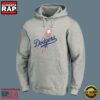 MLB Los Angeles Dodgers Pullover Merchandise New Design Hoodie Shirt Grey 2 MLB Los Angeles Dodgers Pullover Merchandise Hoodie Grey