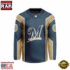 MLB Milwaukee Brewers Special Hockey Jersey Design Concept