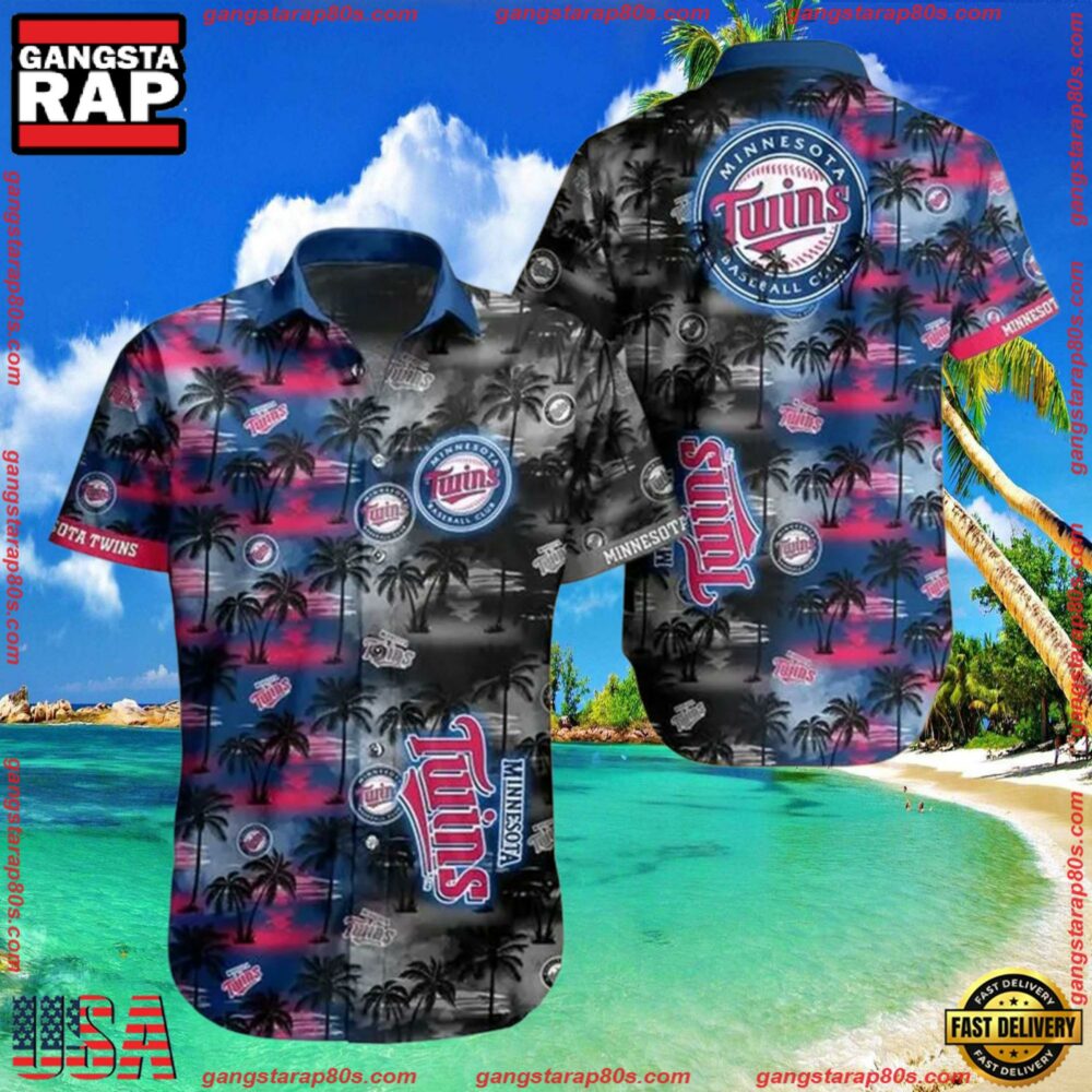 MLB Minnesota Twins Aloha Hawaiian Shirt MLB Minnesota Twins Aloha Hawaiian Shirt
