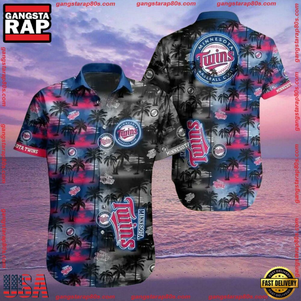 MLB Minnesota Twins Aloha Hawaiian Shirt MLB Minnesota Twins Aloha Hawaiian Shirt