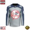 MLB Custom New York Yankees Special Hockey Jersey Shirt 4 MLB New York Yankees Special Hockey Jersey Design Concept