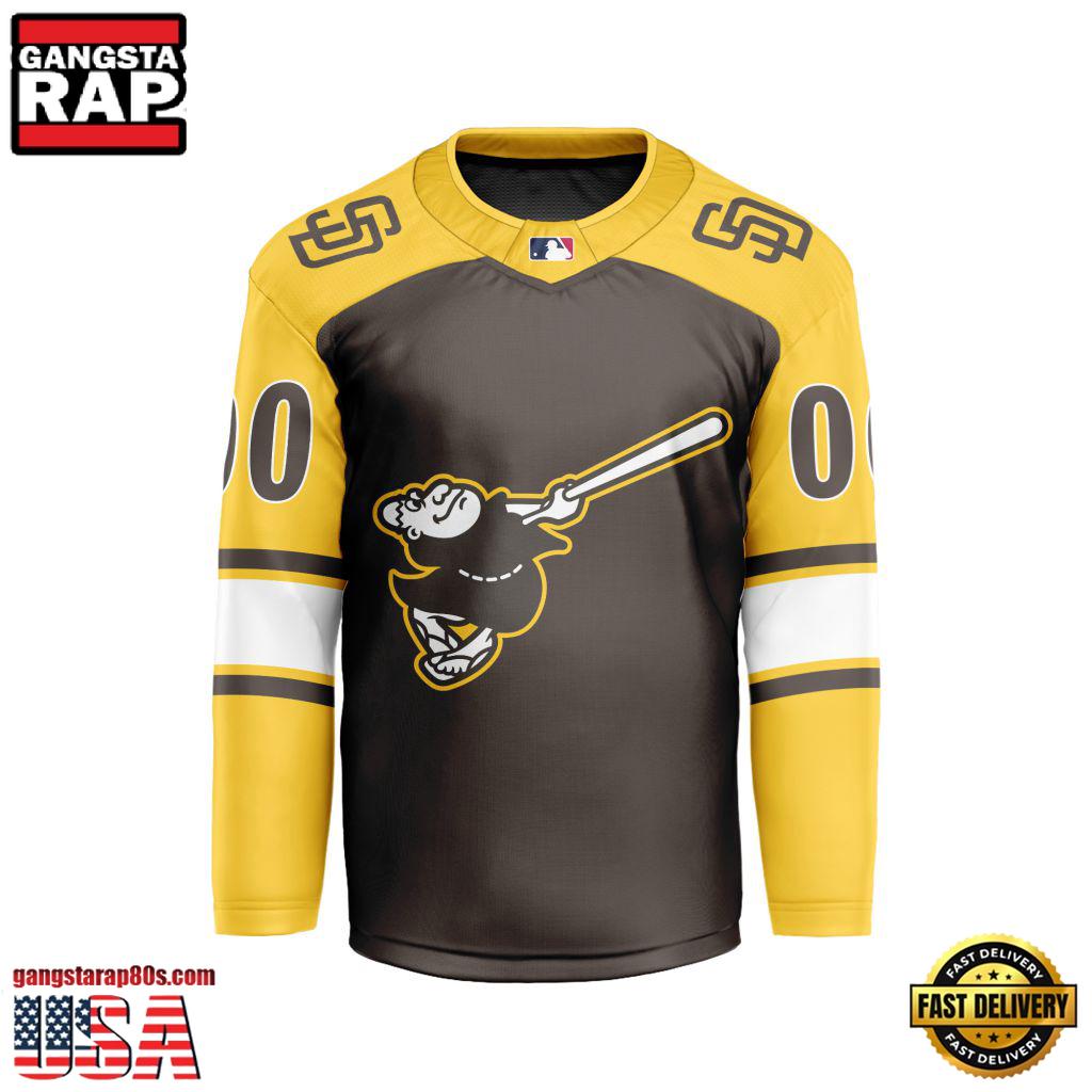 MLB Custom San Diego Padres Special Hockey Jersey Shirt MLB Custom San Diego Padres Special Hockey Jersey Shirt