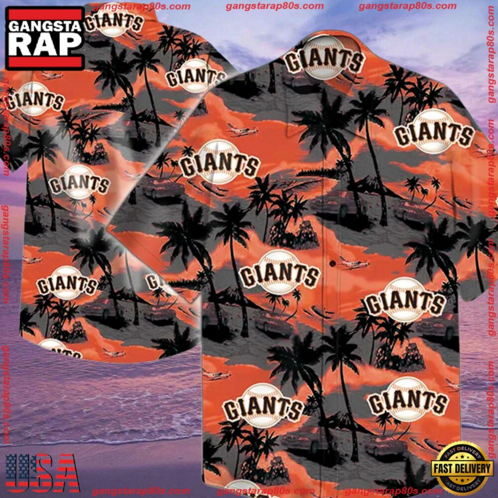 MLB San Francisco Giants Aloha Hawaiian Shirt Summer Button Up MLB San Francisco Giants Aloha Hawaiian Shirt Summer Button Up
