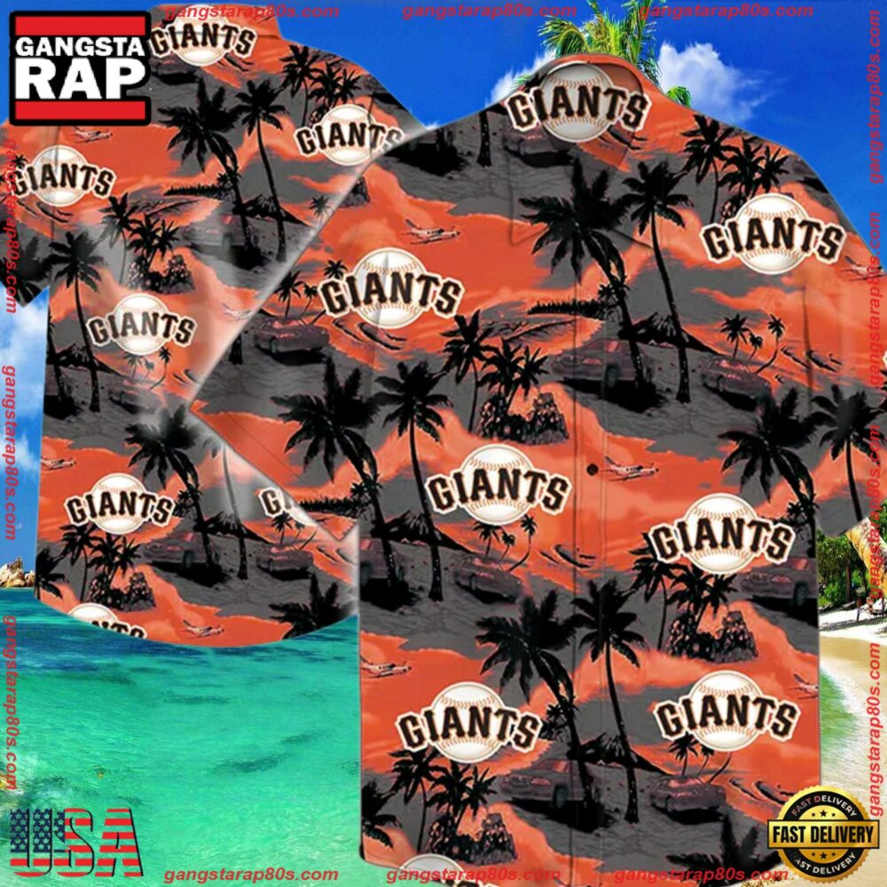 MLB San Francisco Giants Aloha Hawaiian Shirt Summer Button Up MLB San Francisco Giants Aloha Hawaiian Shirt Summer Button Up