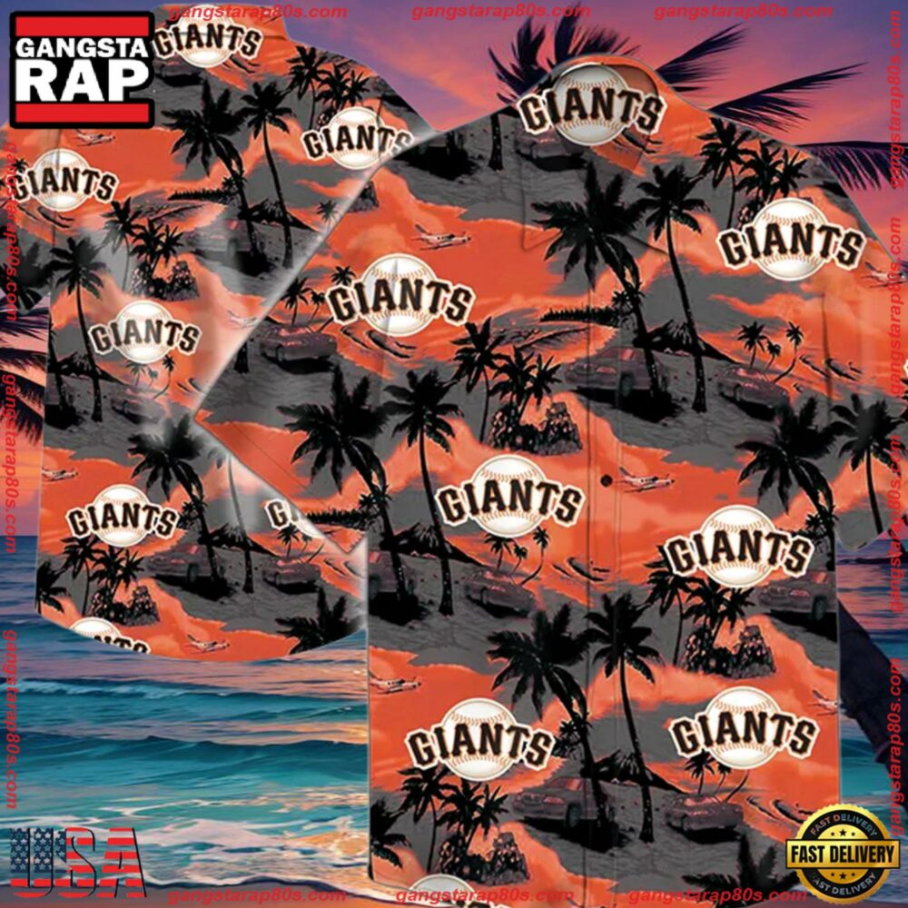 MLB San Francisco Giants Aloha Hawaiian Shirt Summer Button Up MLB San Francisco Giants Aloha Hawaiian Shirt Summer Button Up