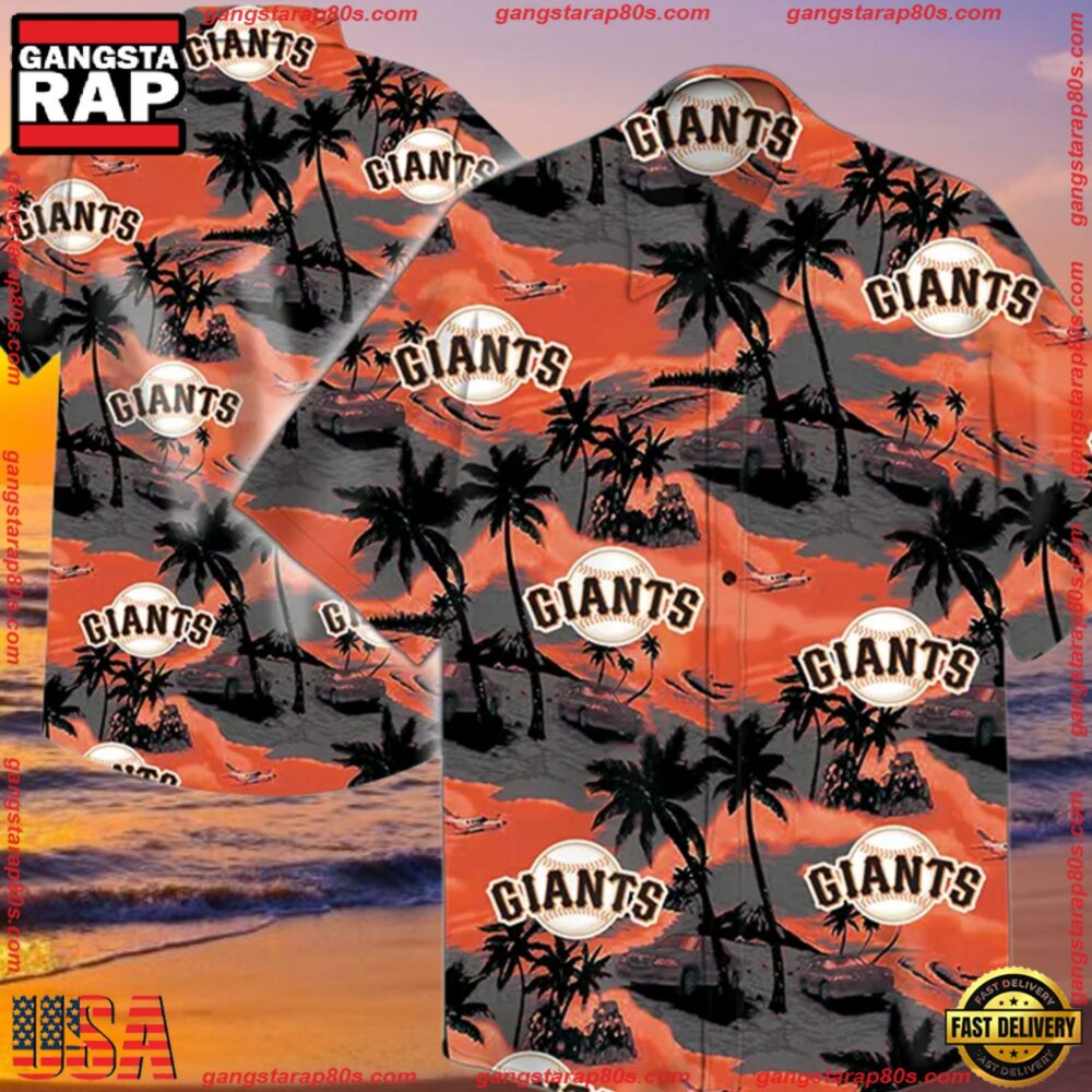 MLB San Francisco Giants Aloha Hawaiian Shirt Summer Button Up MLB San Francisco Giants Aloha Hawaiian Shirt Summer Button Up