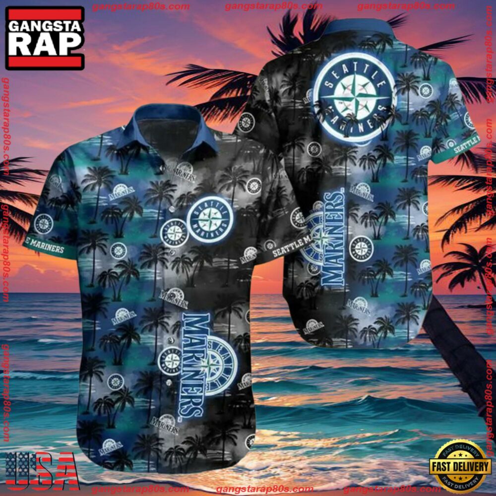 MLB Seattle Mariners Aloha Hawaiian Shirt MLB Seattle Mariners Aloha Hawaiian Shirt