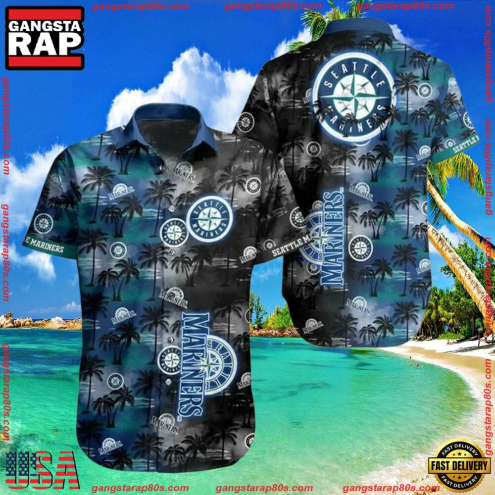 MLB Seattle Mariners Aloha Hawaiian Shirt MLB Seattle Mariners Aloha Hawaiian Shirt