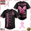 NCAA Alabama Crimson Tide Breast Cancer Awareness We Fight Baseball Jersey