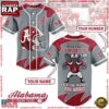 NCAA Custom Name Alabama Crimson Tide I Am The Crazy Crimson Tide Fans New Design Baseball Jersey 2 NCAA Alabama Crimson Tide I Am The Crazy Crimson Tide Fans Baseball Jersey