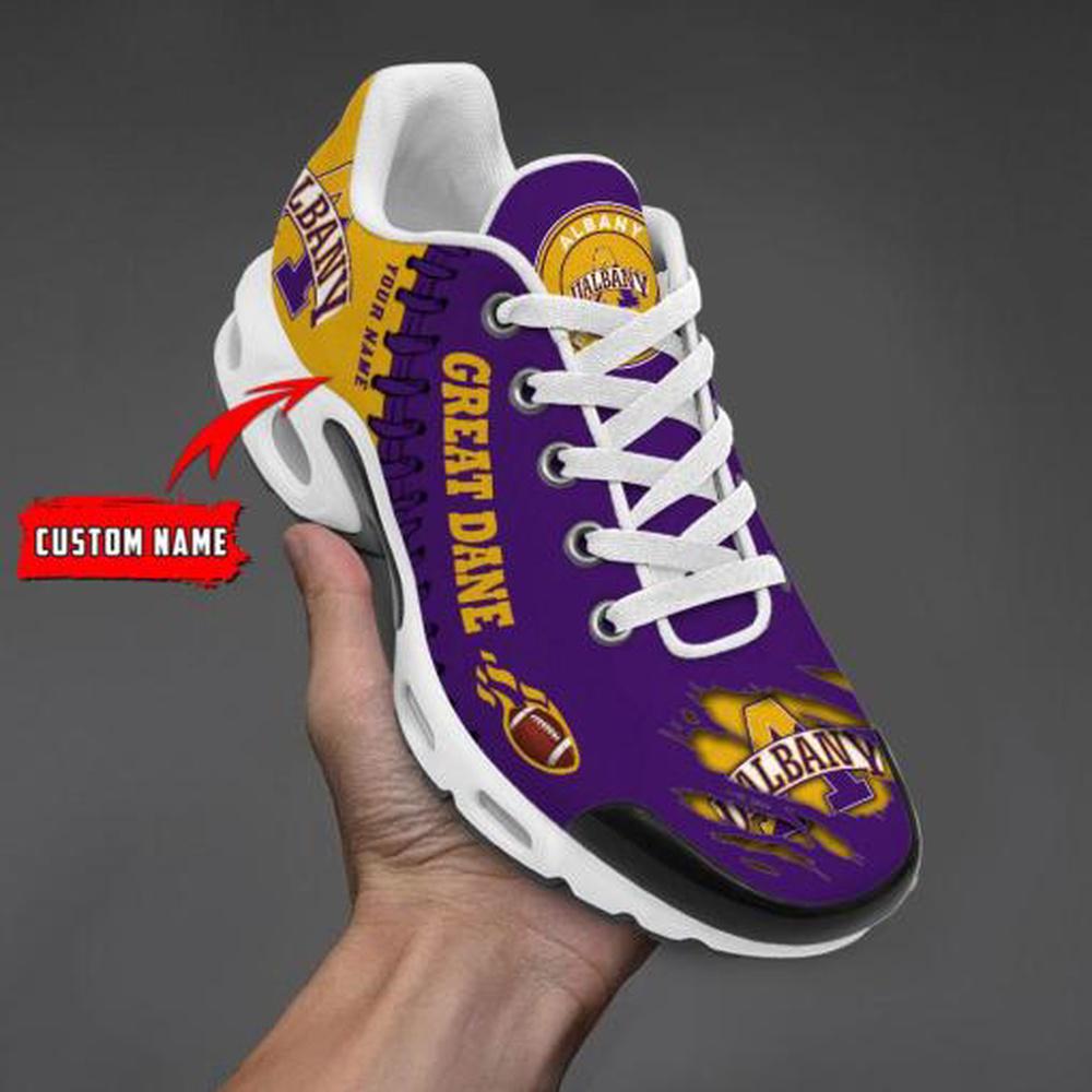 NCAA Albany Great Danes Football Custom Air Max Plus Shoes
