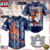 NCAA Custom Name Auburn Tigers Football Mascot Ready To Fight New Design Baseball Jersey 1 NCAA Auburn Tigers Football Mascot Ready To Fight Custom Baseball Jersey