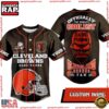 NCAA Custom Name Cleveland Browns Officially The World Coolest New Design Baseball Jersey 2 NCAA Cleveland Browns Officially The World Coolest Baseball Jersey