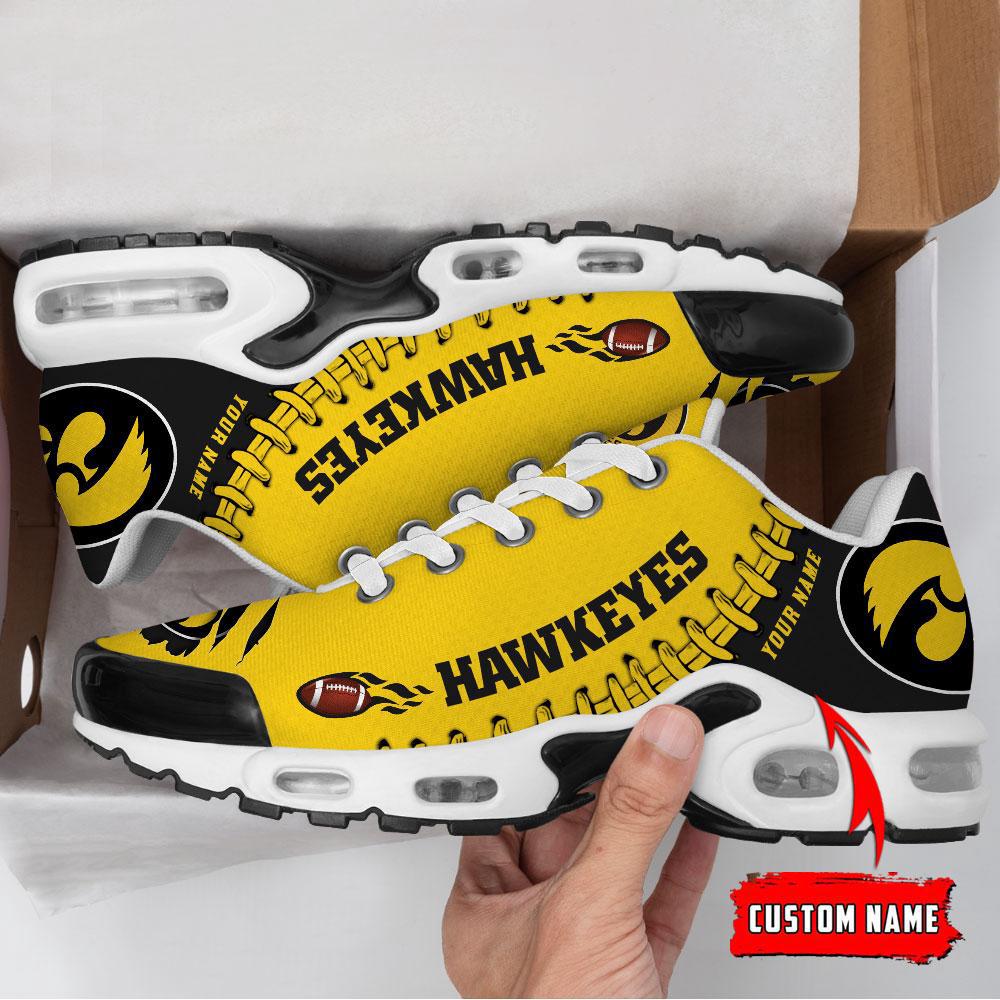 NCAA Iowa Hawkeyes Football Custom Air Max Plus Shoes