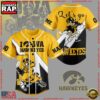 NCAA Custom Name Iowa Hawkeyes Let's Go Mascot Hawkeyes New Design Baseball Jersey 2 NCAA Iowa Hawkeyes Let's Go Mascot Hawkeyes Baseball Jersey