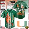 NCAA Custom Name Miami Hurricanes Basketball go Canes Go New Design Baseball Jersey 2 NCAA Miami Hurricanes Basketball go Canes Go Baseball Jersey